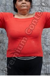 Head Woman White Chubby Overweight Street photo references